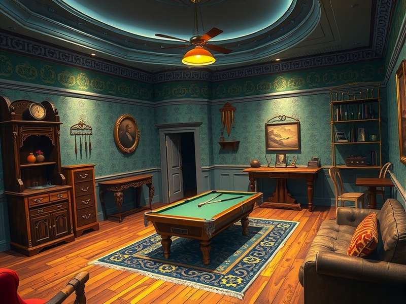 Dark fantasy gaming landscape representing Alice game atmosphere