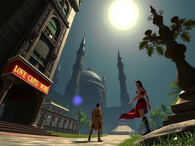 Alice facing the Jabberwock in American McGee's Alice