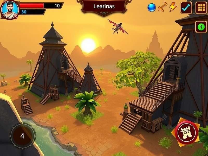 Alice Game character exploring mystical Wonderland environment