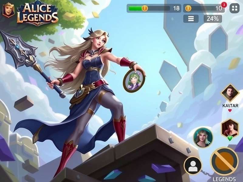 Alice Mobile Legends Blood Queen in-game artwork casting ultimate ability