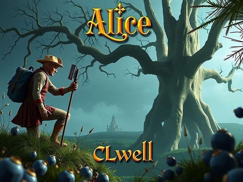 Alice Game 1 gameplay screenshot showing the protagonist in a surreal landscape