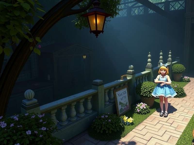 My Neighbour Alice gameplay screenshot showing character customization and world