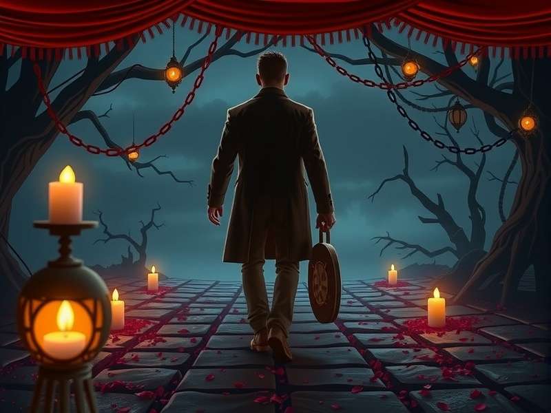 Alice confronting the Red Queen in the final battle scene