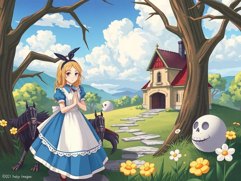 Alice character evolution across video games showing different artistic interpretations