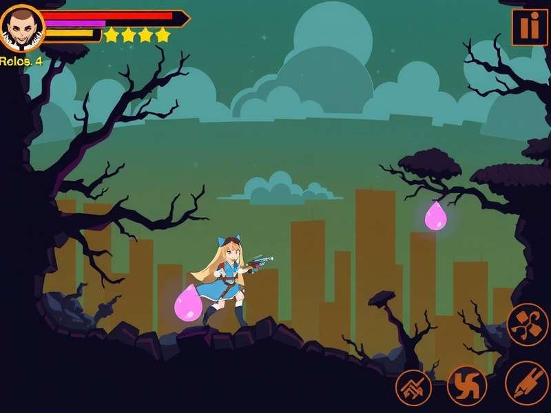 Alice activating Ghost Mode behind enemy lines in Bullet Echo