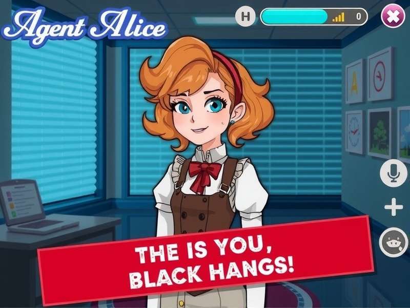 Agent Alice Game Scene - Mysterious Adventure Gameplay