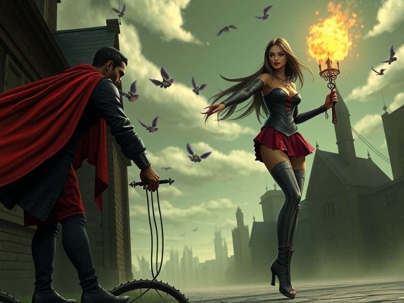 Concept art for Alice: Madness Returns showing twisted Wonderland