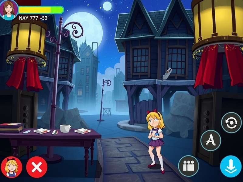 Screenshot from Agent Alice Game showing a mysterious scene with hidden objects