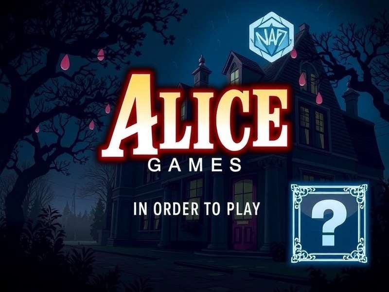 Alice text adventure game screenshot