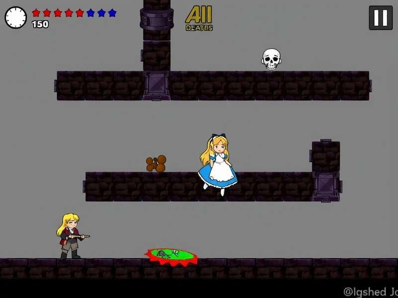 Dark fantasy depiction of a burning mansion with a silhouette