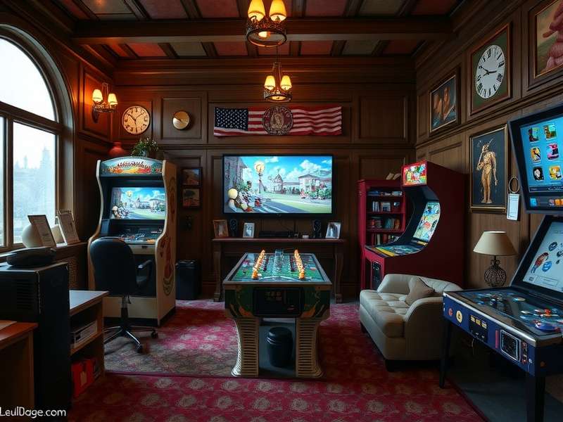 Collage of iconic scenes from various Alice video games showcasing characters and environments