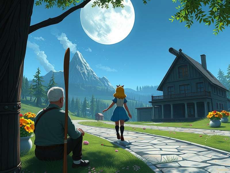 Alice Game Xbox One – immersive gameplay screenshot showing Alice in the haunting yet beautiful Wonderland