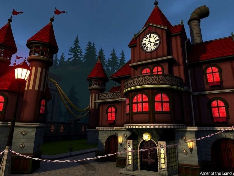 American McGee's Alice gameplay scene in dark Wonderland with Vorpal Blade