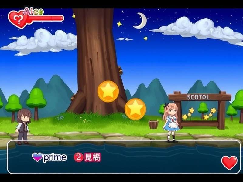 Heart No Kuni No Alice Game — iconic character art featuring Alice and the Heart Castle