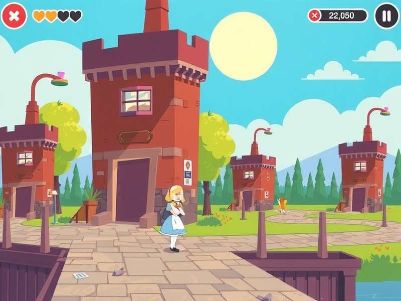 Agent Alice Game immersive gameplay scene with mysterious forest and glowing artifacts