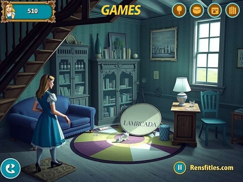 Alice Game Download – Hero artwork showing Alice in Wonderland with dark fantasy style