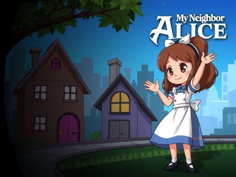 My Neighbor Alice Game immersive world scene with colorful landscapes