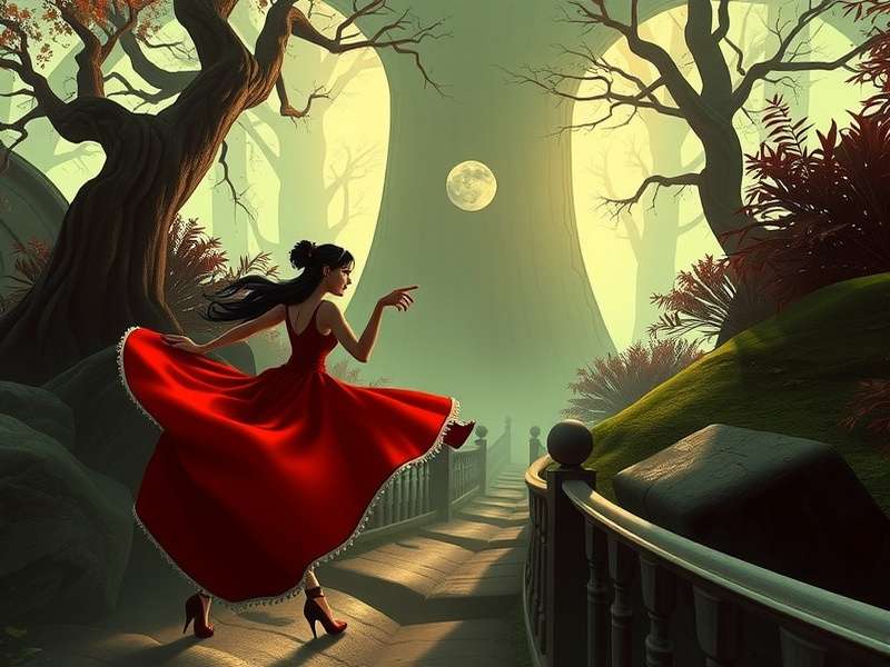American McGee's Alice — dark wonderland gameplay screenshot showing Alice with the Vorpal Blade facing the Jabberwock