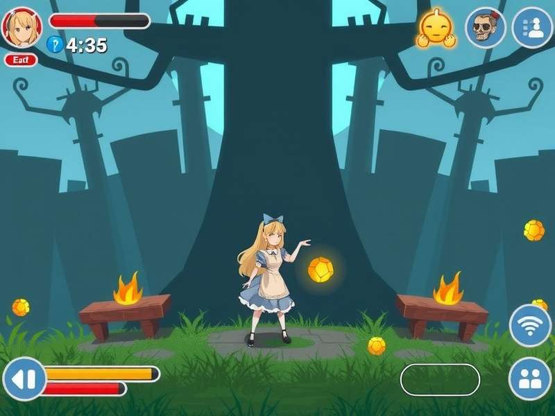Alice Gameplay — Wonderland warrior with vorpal blade in action