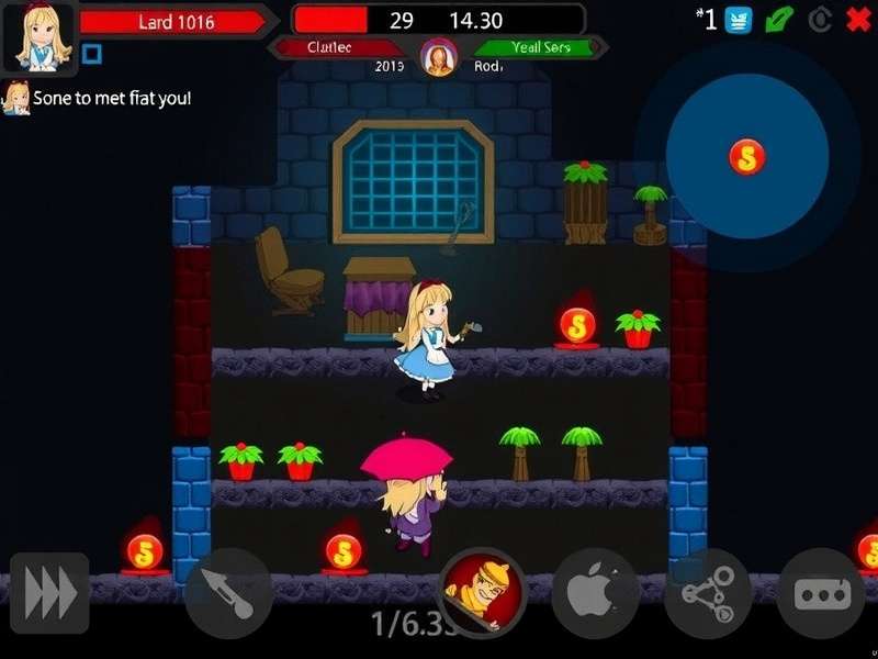 Alice character in Bullet Echo gameplay action pose