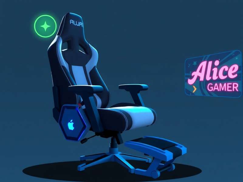 Alice Gamer Chair – premium gaming chair designed for Indian esports players with ergonomic support and bold styling